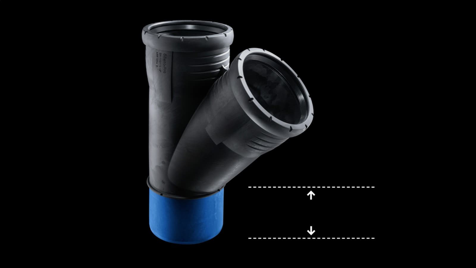 Me Geberit Silent-Pro, thellësia e futjes përmirëson besueshmërinë e lidhjes Me Geberit Silent-Pro, thellësia e futjes përmirëson besueshmërinë e lidhjes