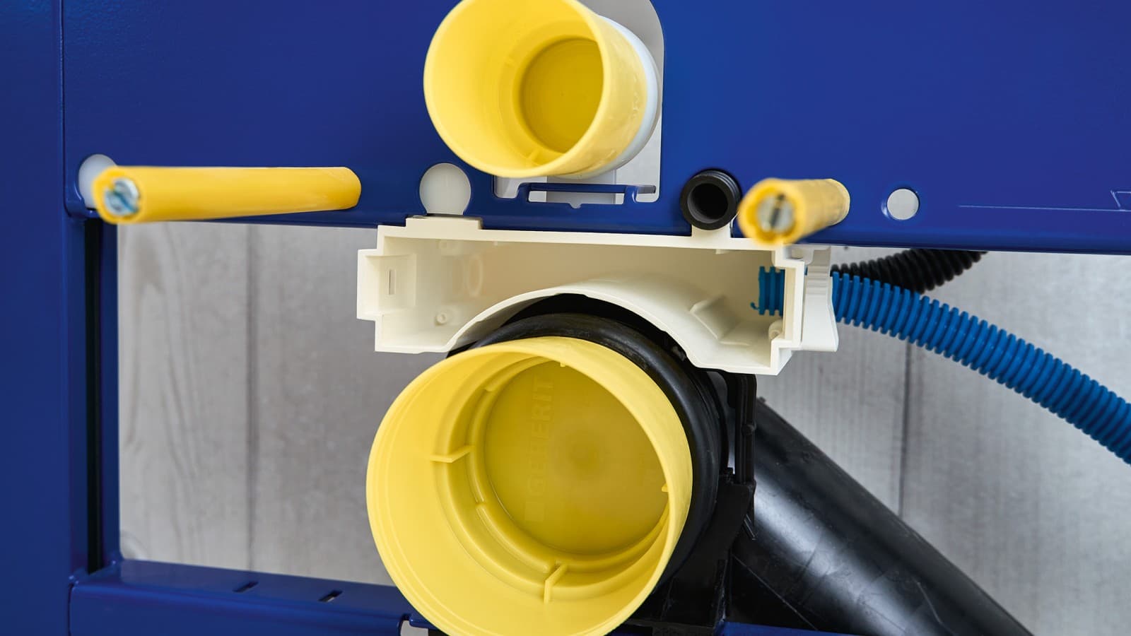 Geberit Duofix me kuti lidhjeje elektrike dhe për komunikim të parapërgatitur Geberit Duofix me kuti lidhjeje elektrike dhe për komunikim të parapërgatitur